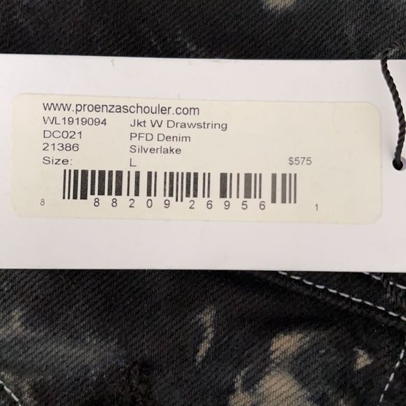 Proenza Schouler PSWL Silverlake Denim Jacket L - Picture 14 of 14